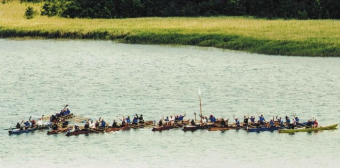 Gruppenfoto Landeswanderrudertreffen