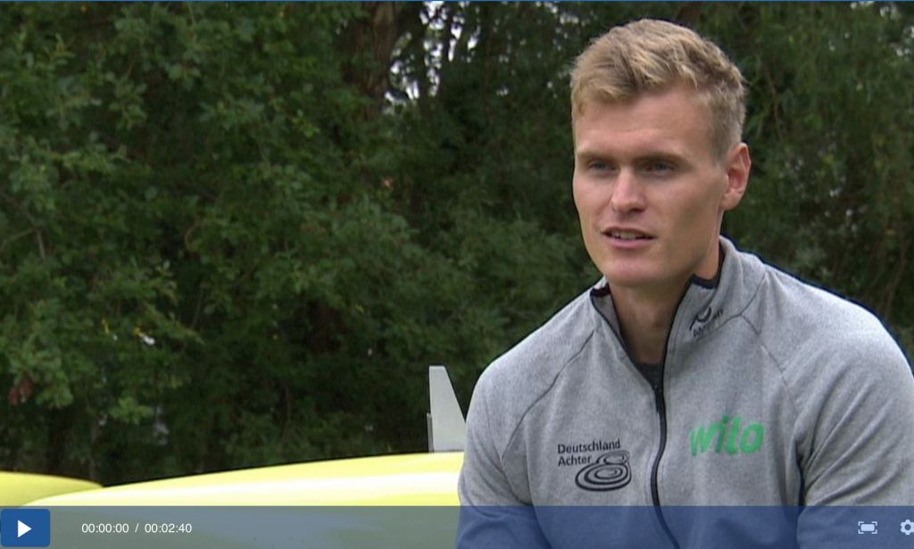 Hannes Ocik im Fernsehinterview.