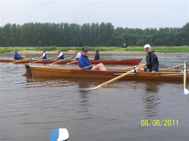 Ruderboote auf der Havel.